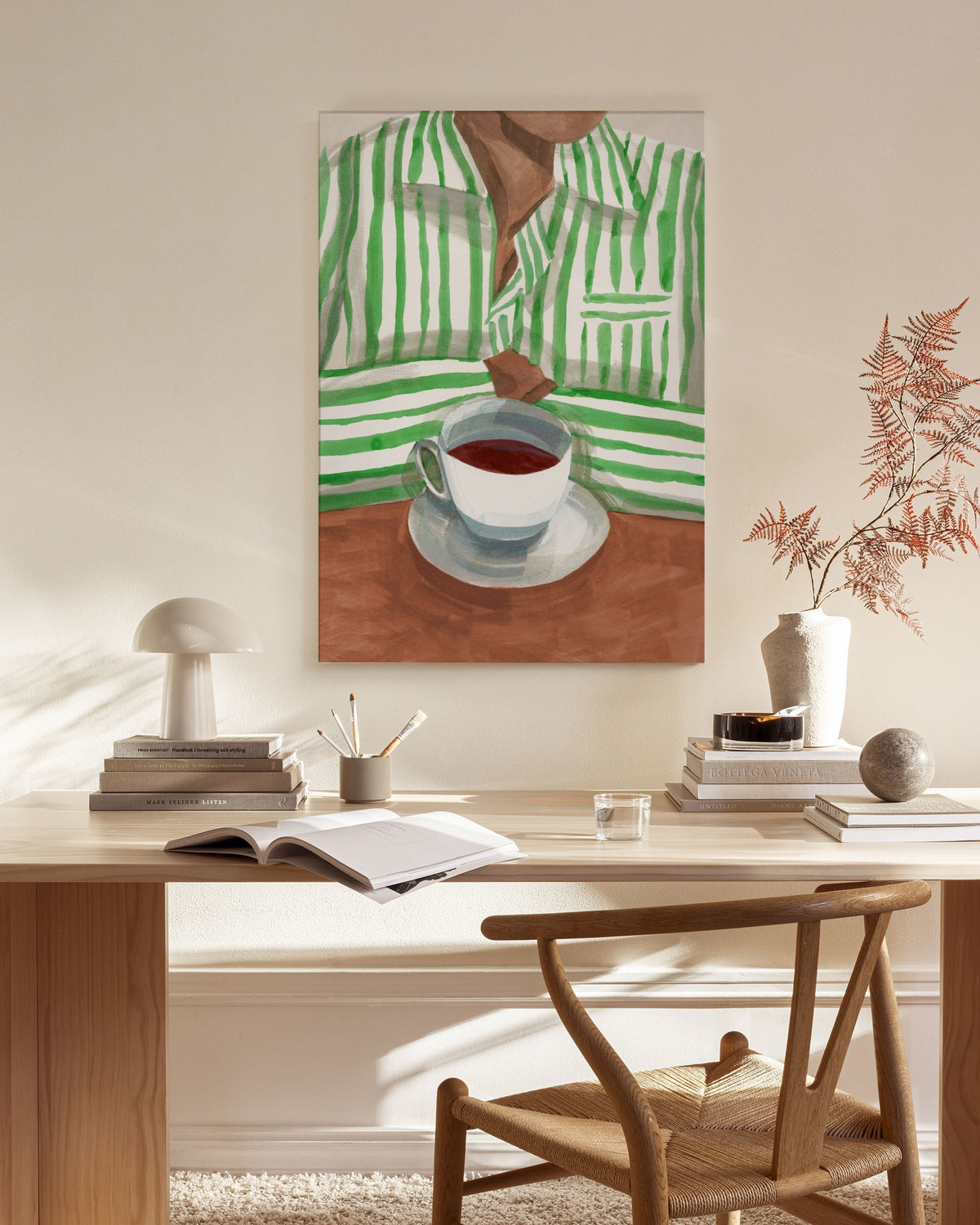Laura Page - Coffee Morning Canvas print
