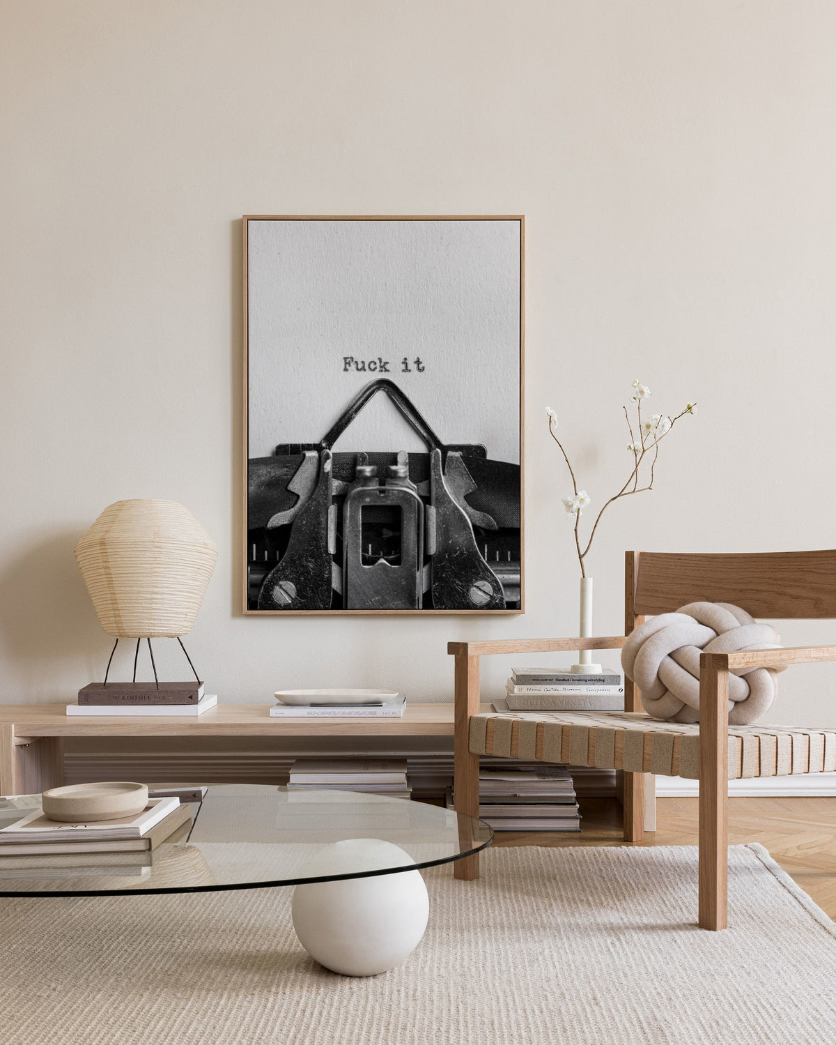 F**k It Canvas print