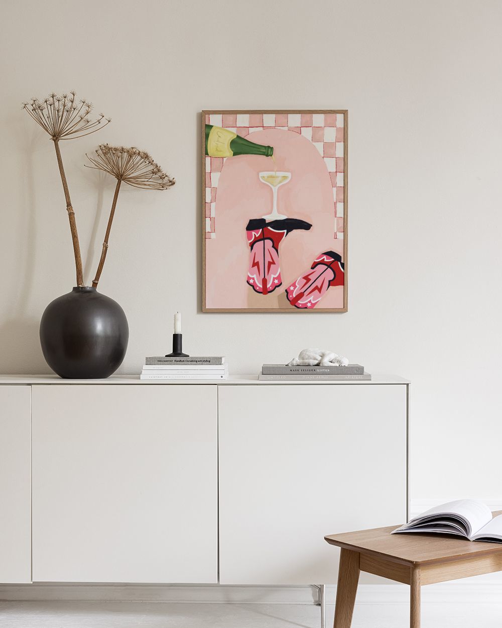 Bottoms Up Print