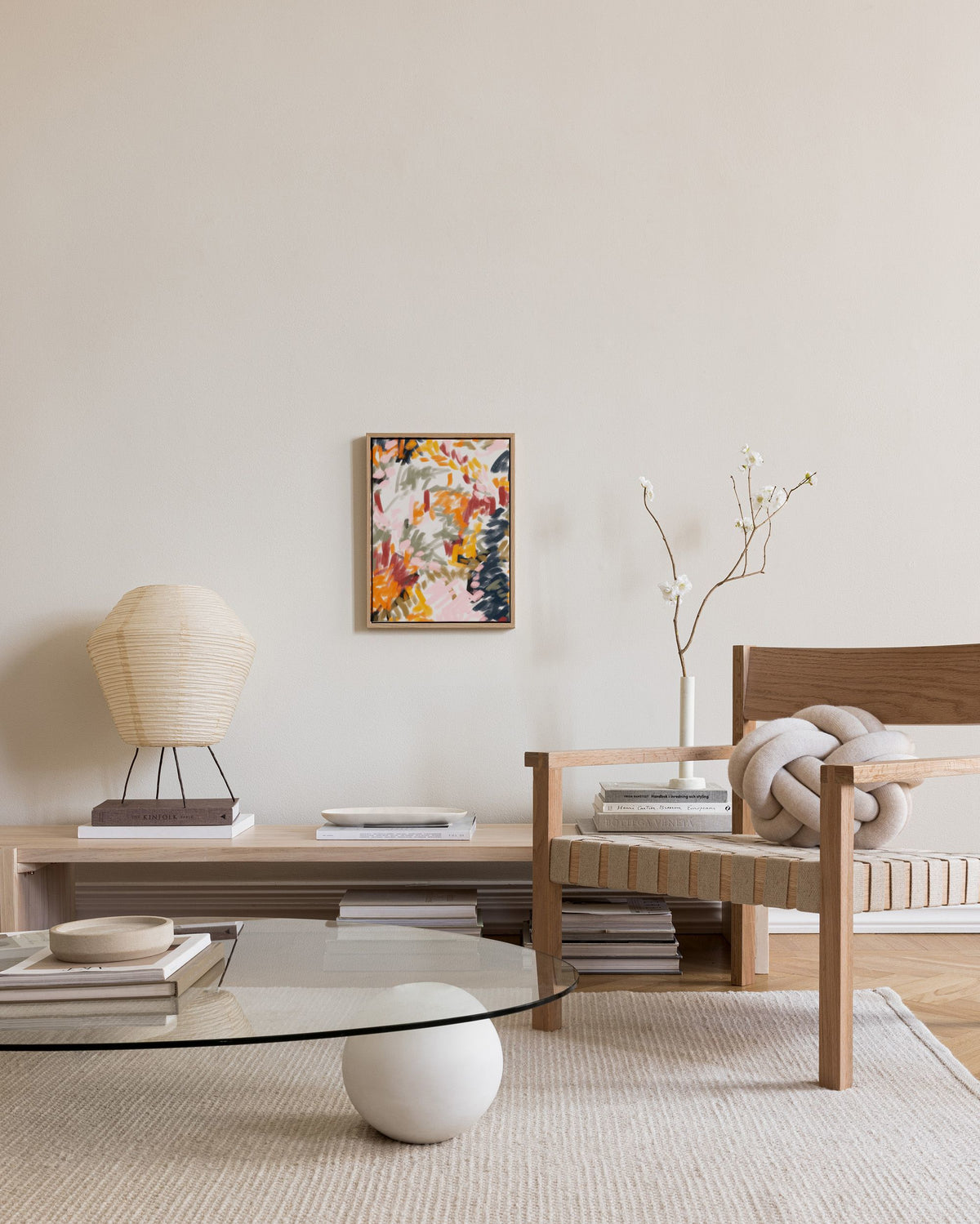 Le Jardin No2 Canvas print