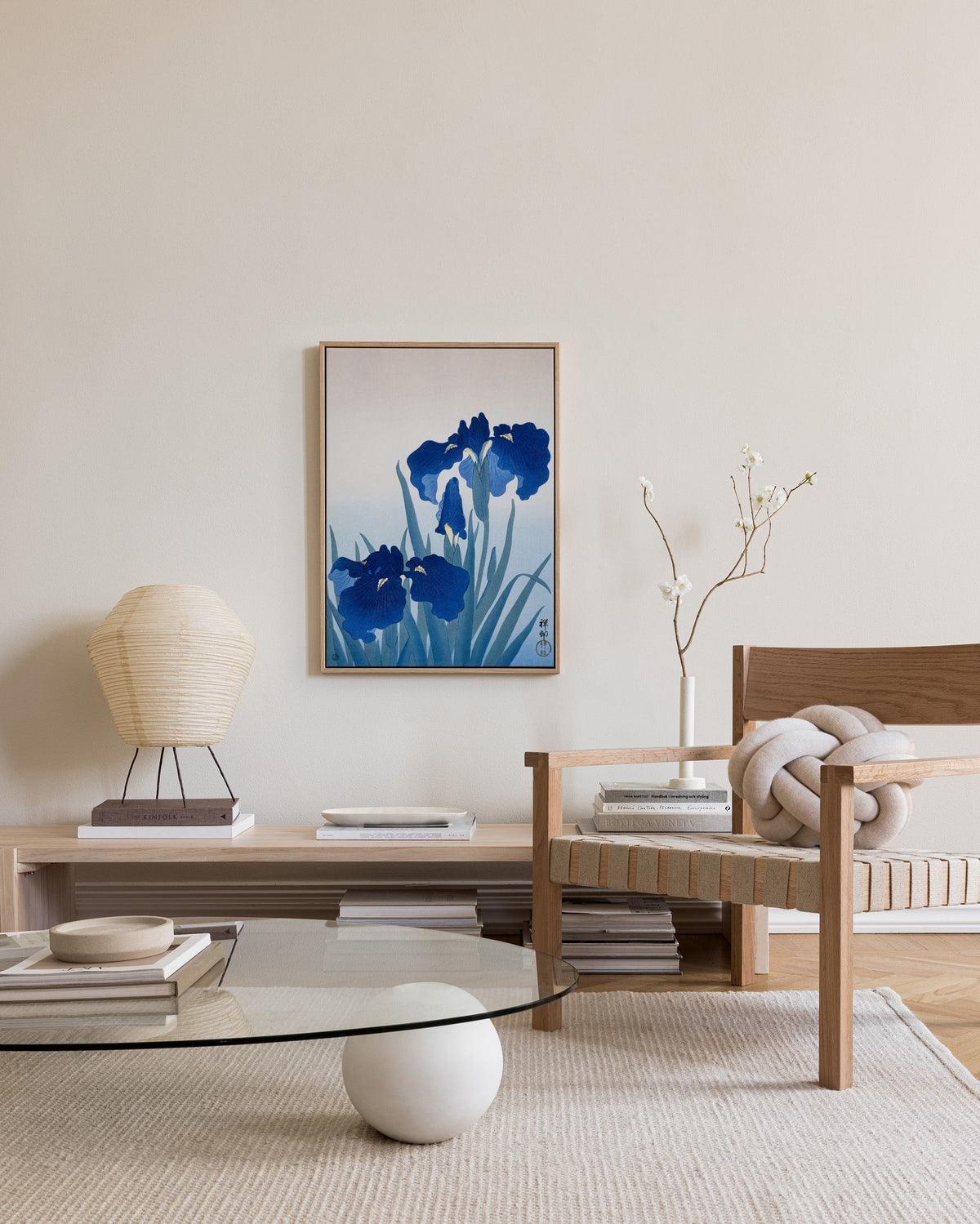 Ohara Koson - Iris Flowers Canvas print