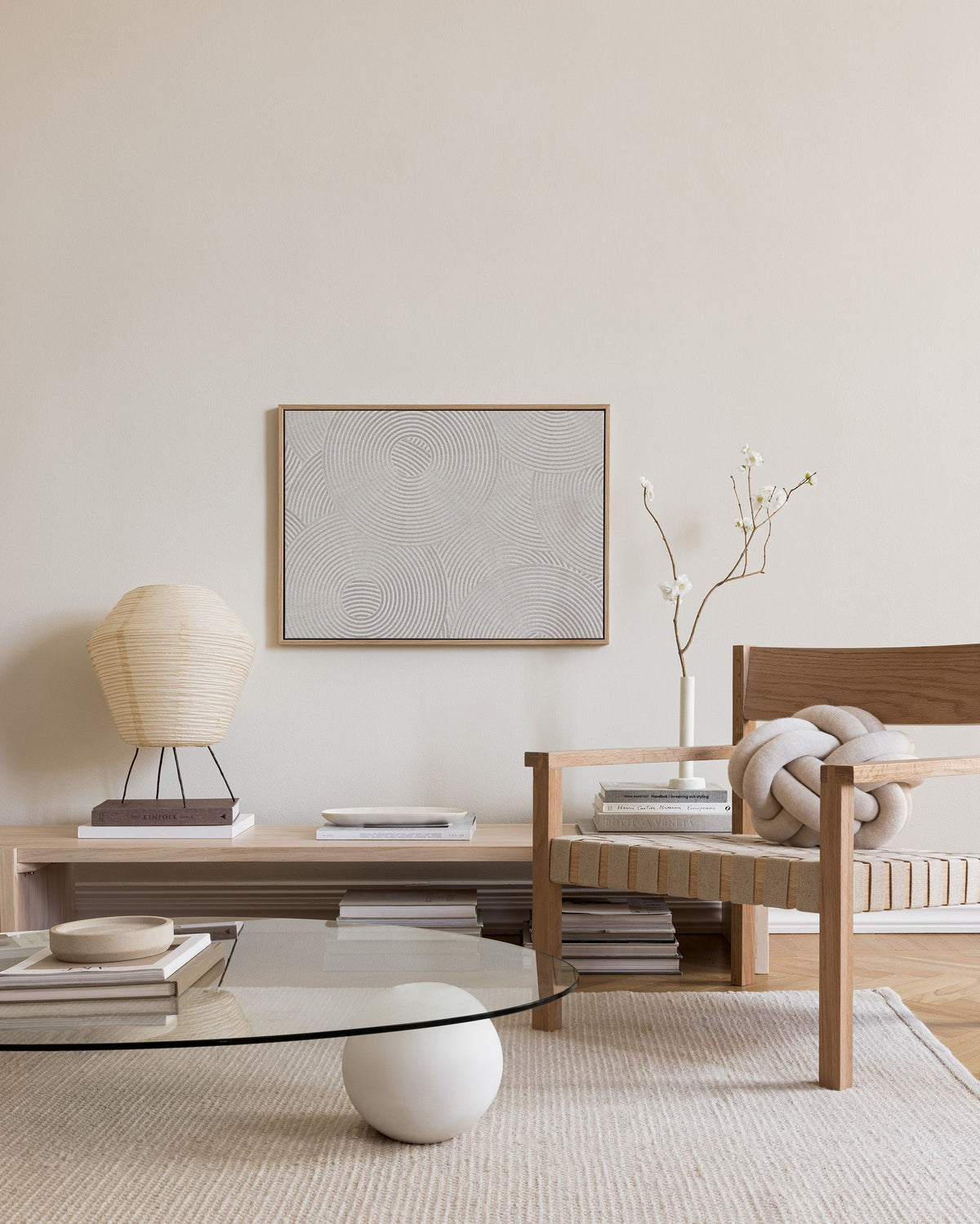 Zen Circles Canvas print