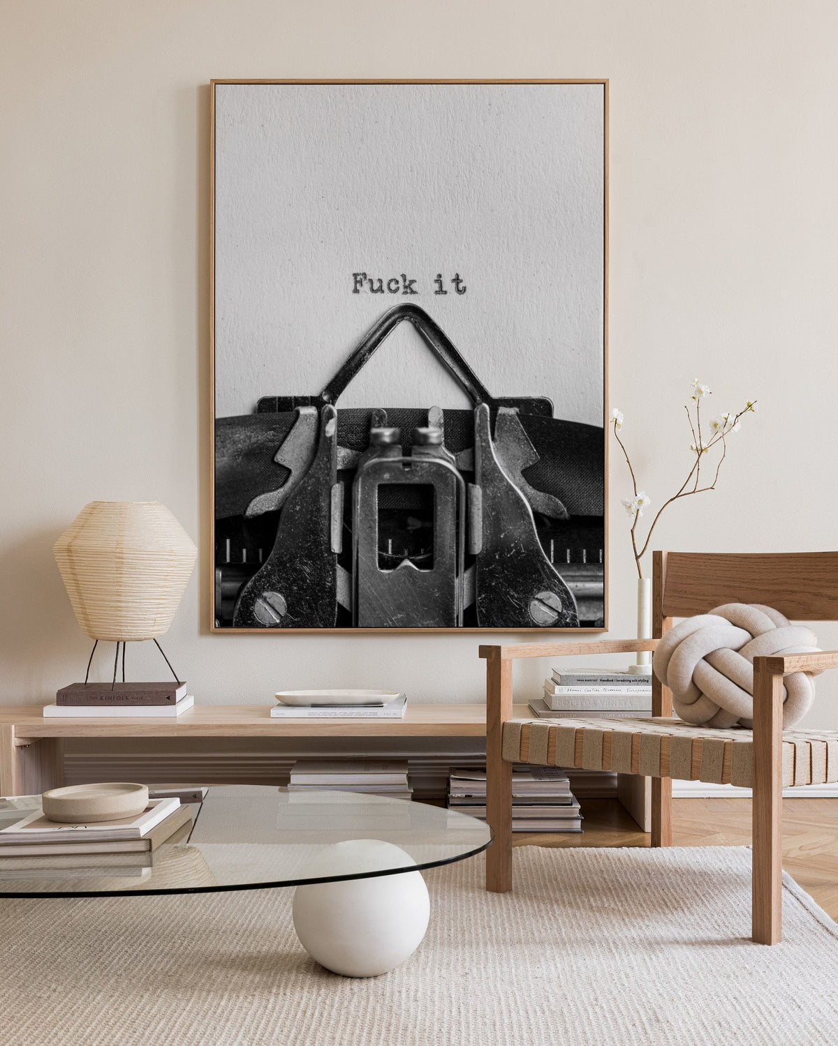 F**k It Canvas print