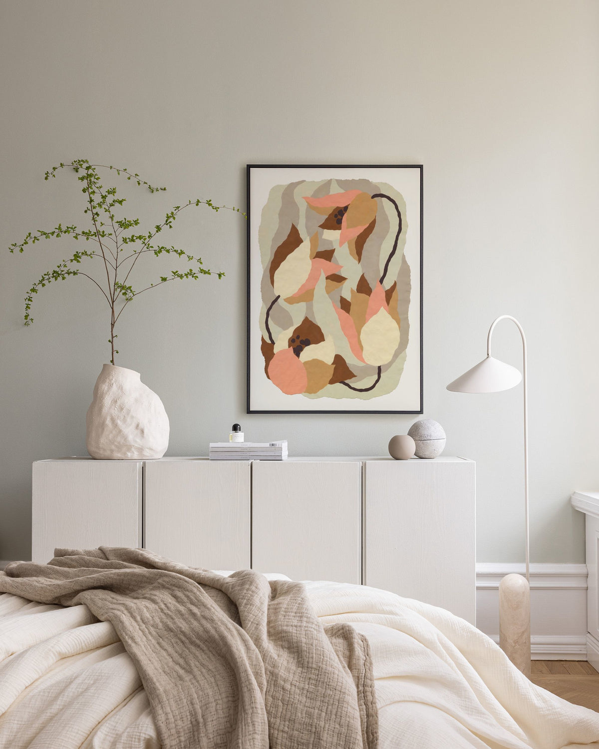 Rough-Edged Tulips Canvas print