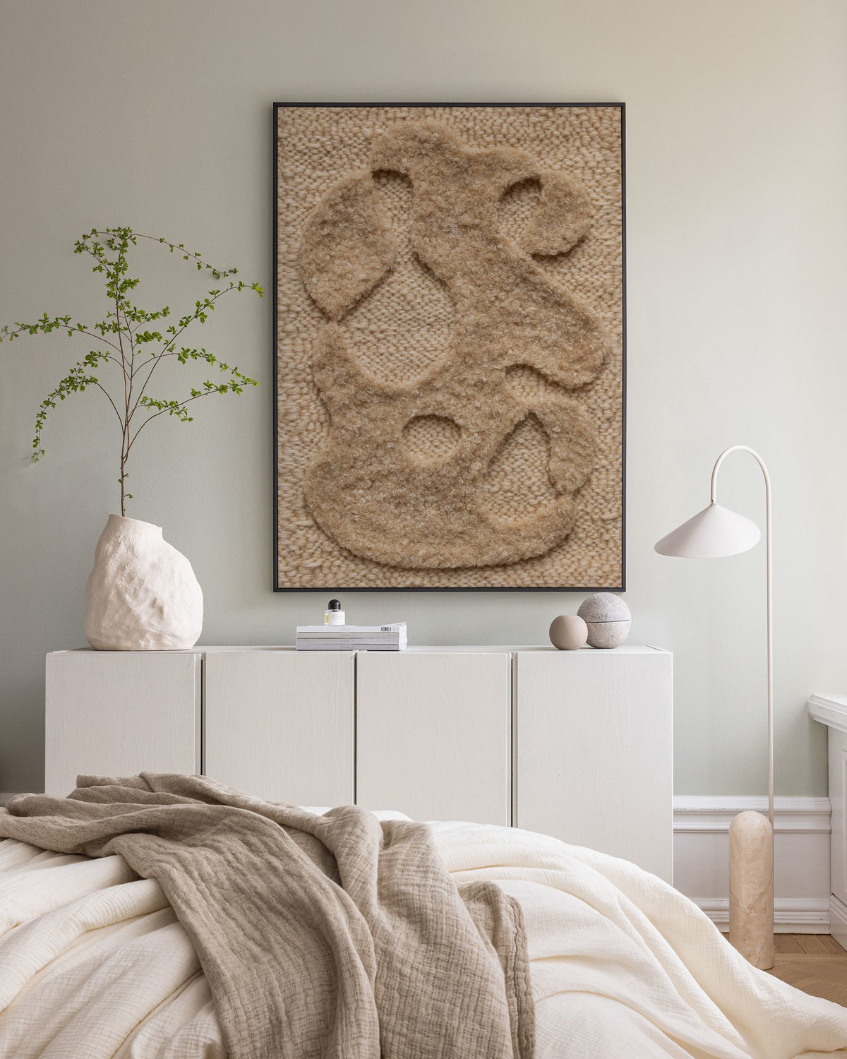 Tufted Shapes Canvas print