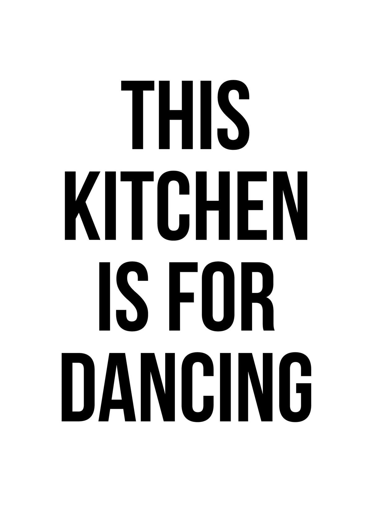Dancing, Print