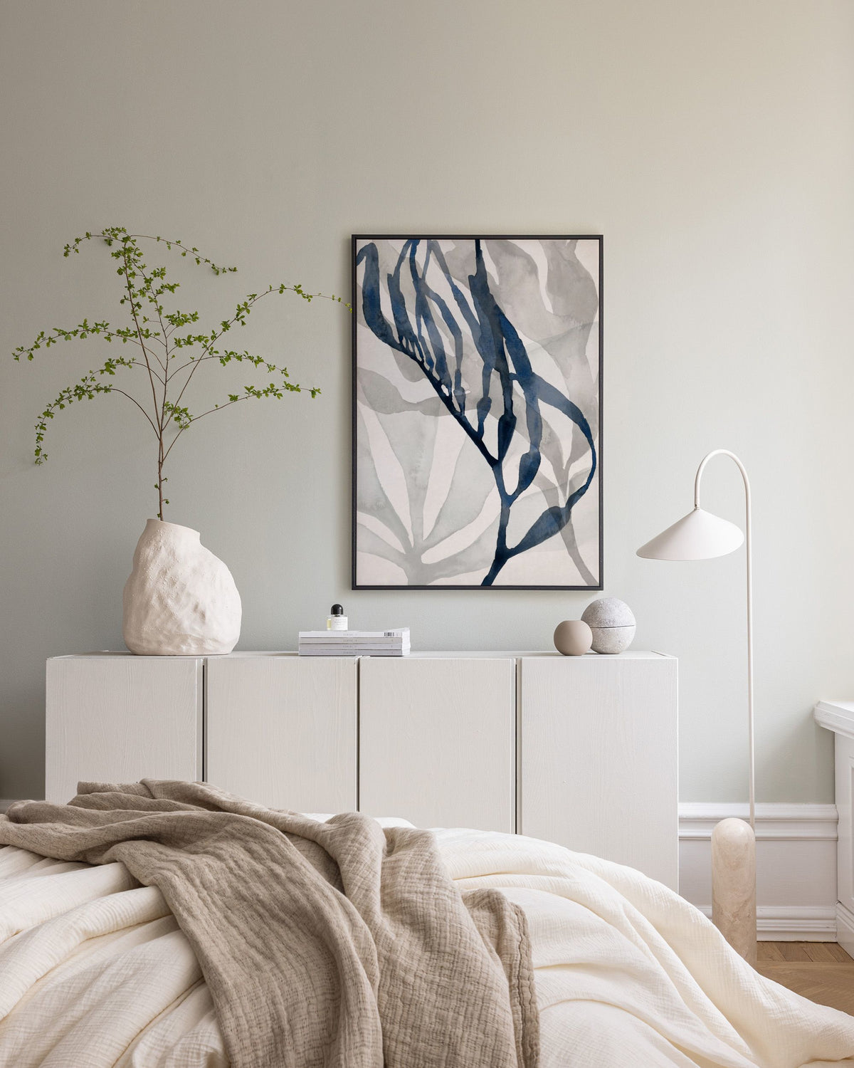 Watercolor Seaweed No2 Canvas print