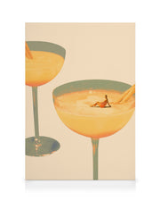 Maarten Leon - Holiday in a Glass No1 Canvas print