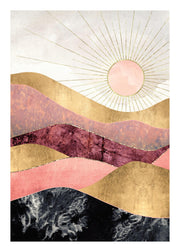 SpaceFrog Designs - Blush Sun Print