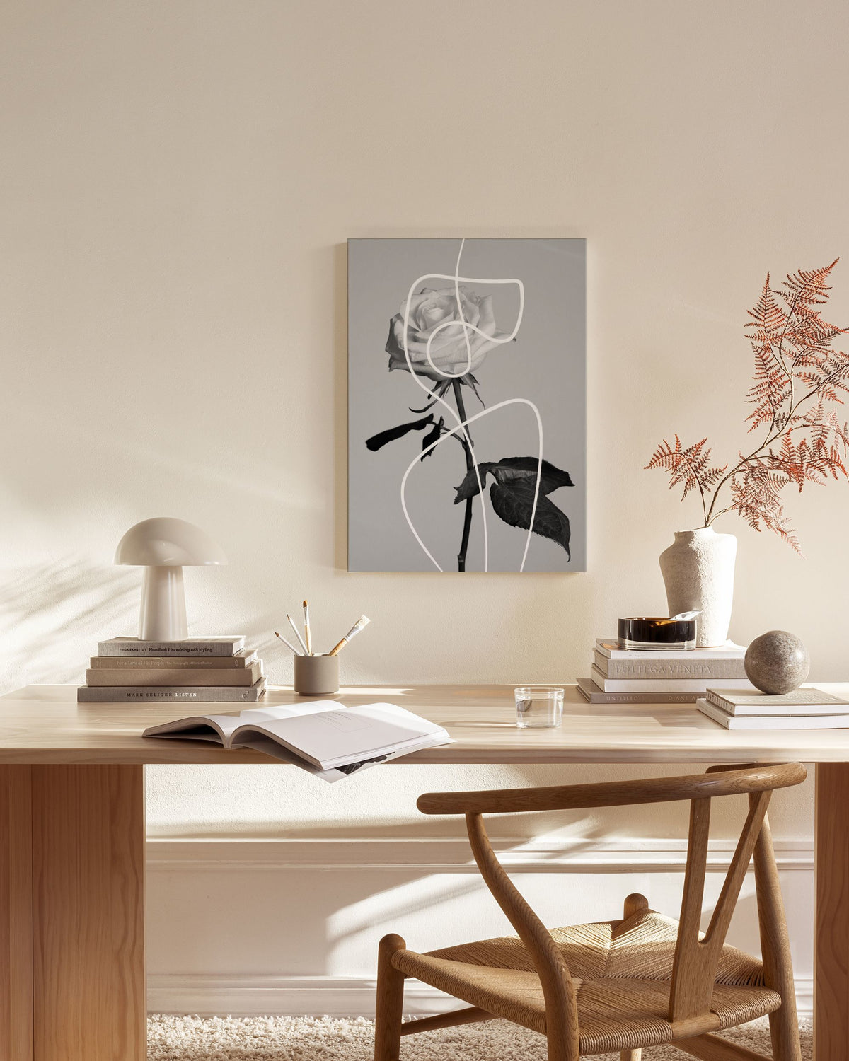 Flower Shapes Canvas print