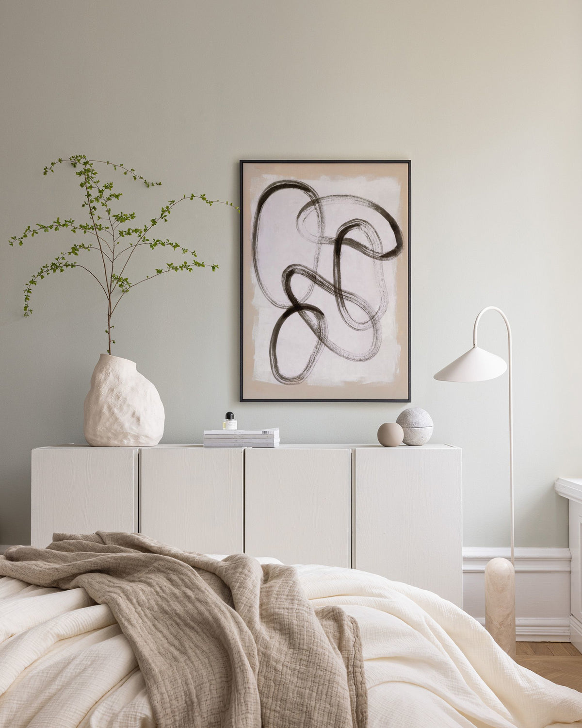 Infinate Brush Strokes Canvas print