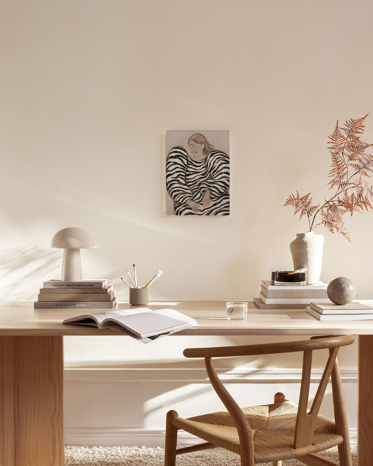 Zebra Striped Dream Canvas print