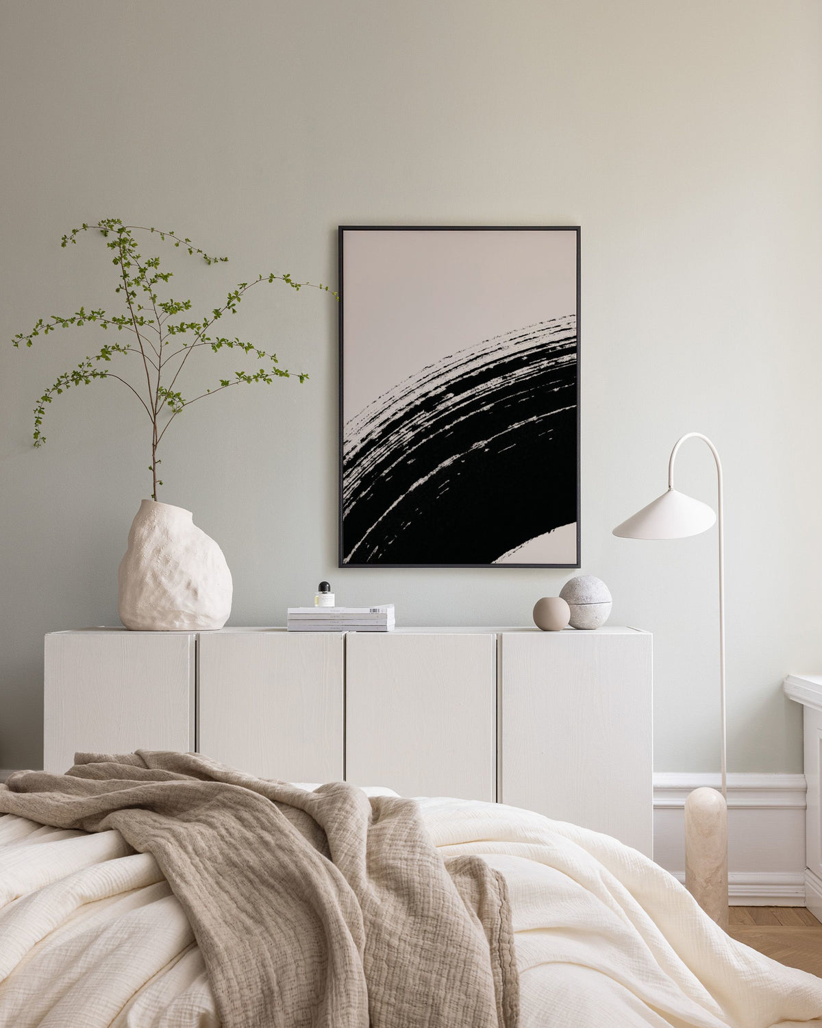 Zen Curves No3 Canvas print