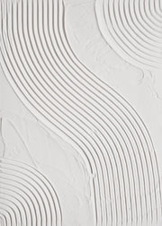 Abstract Texture Waves Print