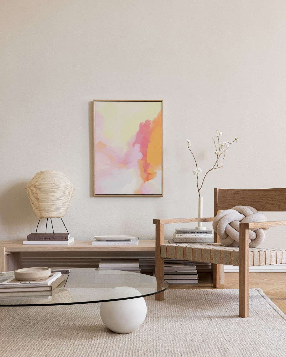Painterly Expression No1 Canvas print
