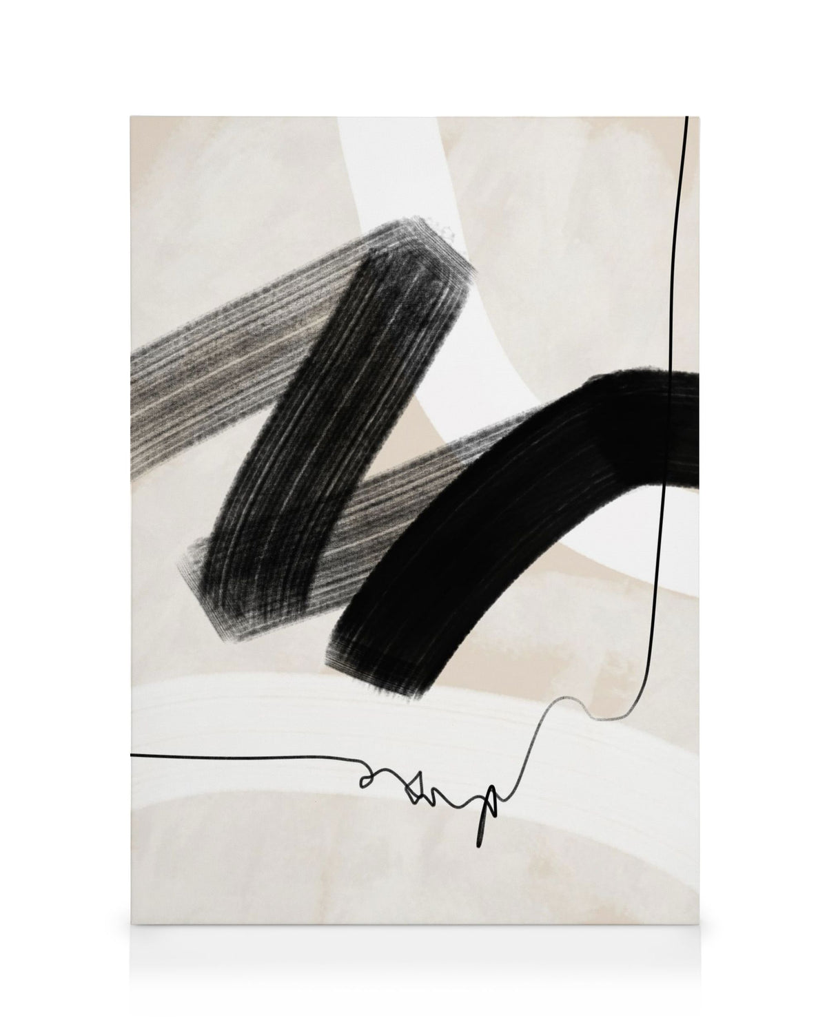 Abstract Wave No1 Canvas print