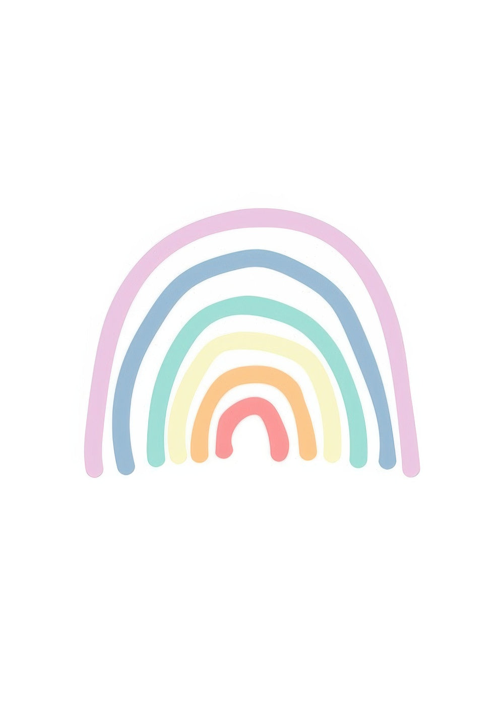 Painted Rainbows Print