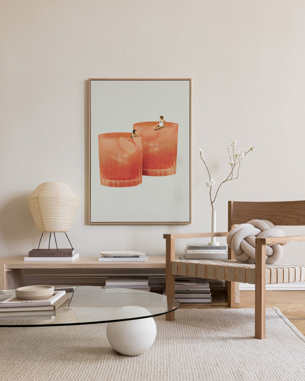 Maarten Leon - Holiday in a Glass No2 Canvas print
