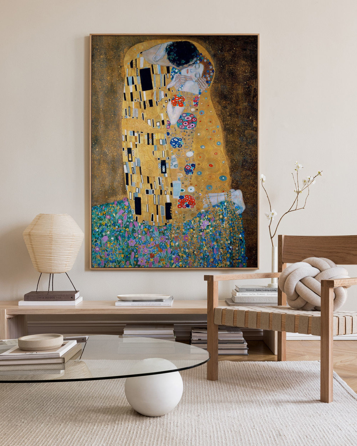 Gustav Klimt - The Kiss Canvas print