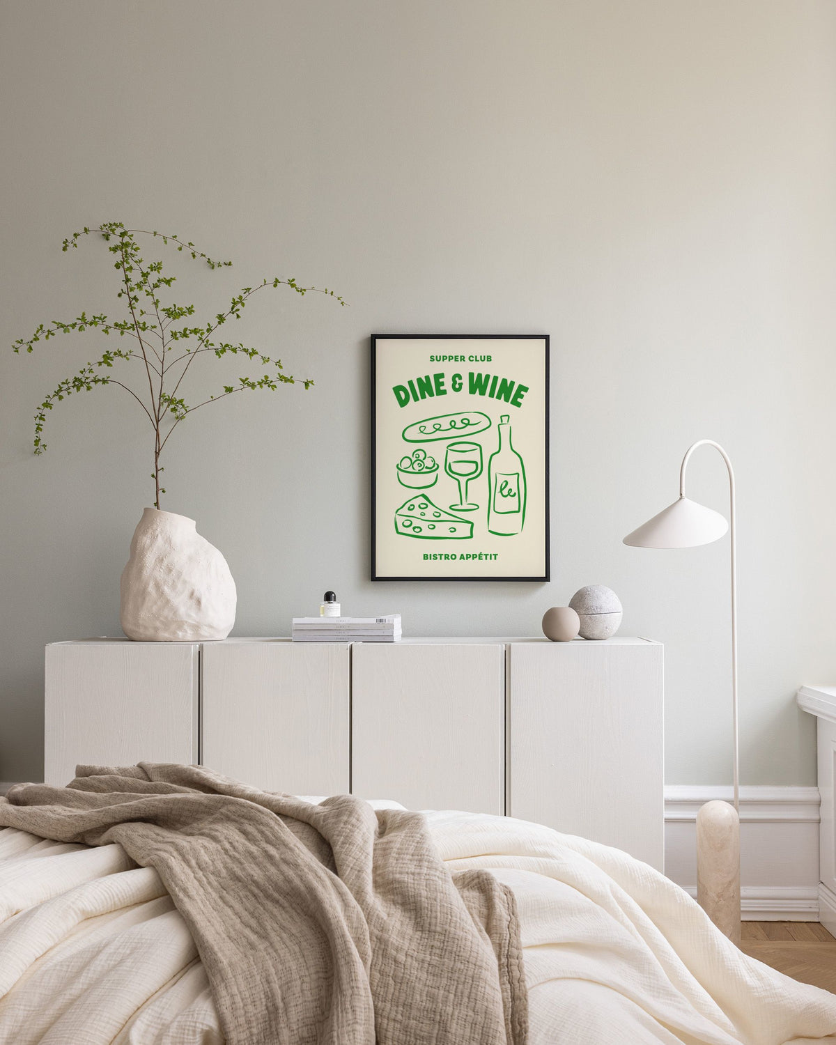 Dine and Wine Canvas print