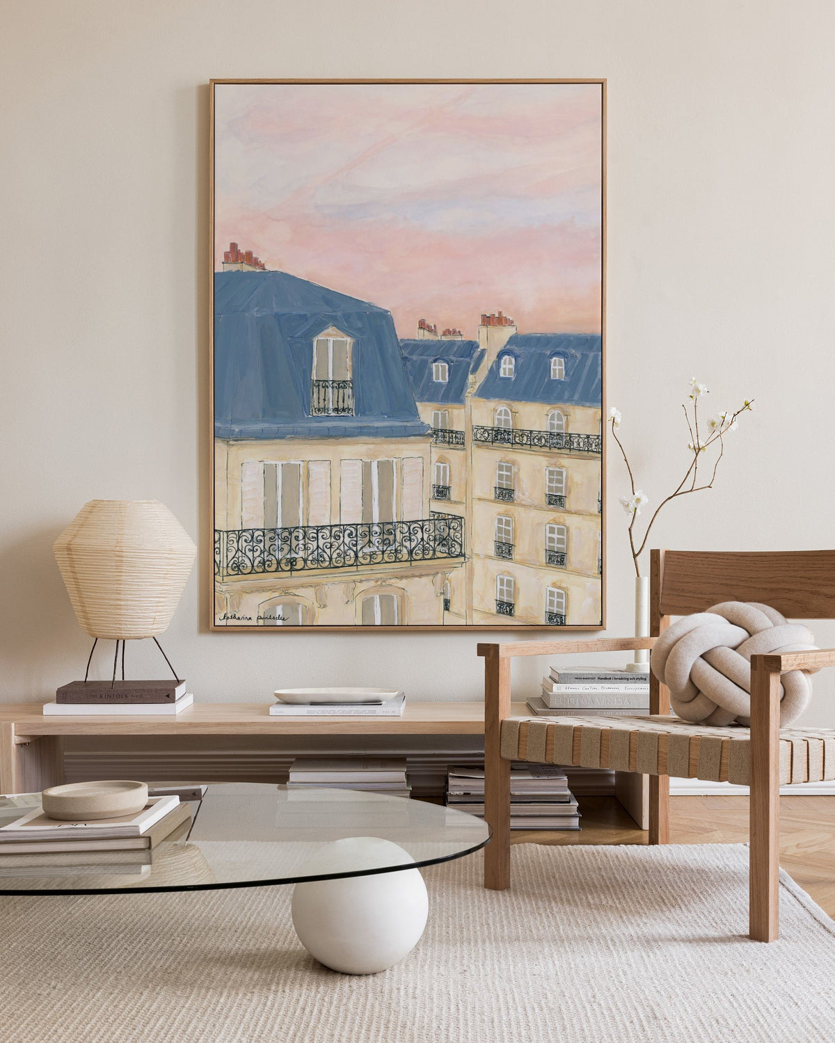Katharina Puritscher - Parisian Sky Canvas print