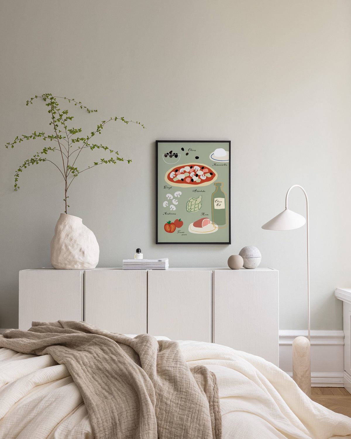 Capricciosa Canvas print