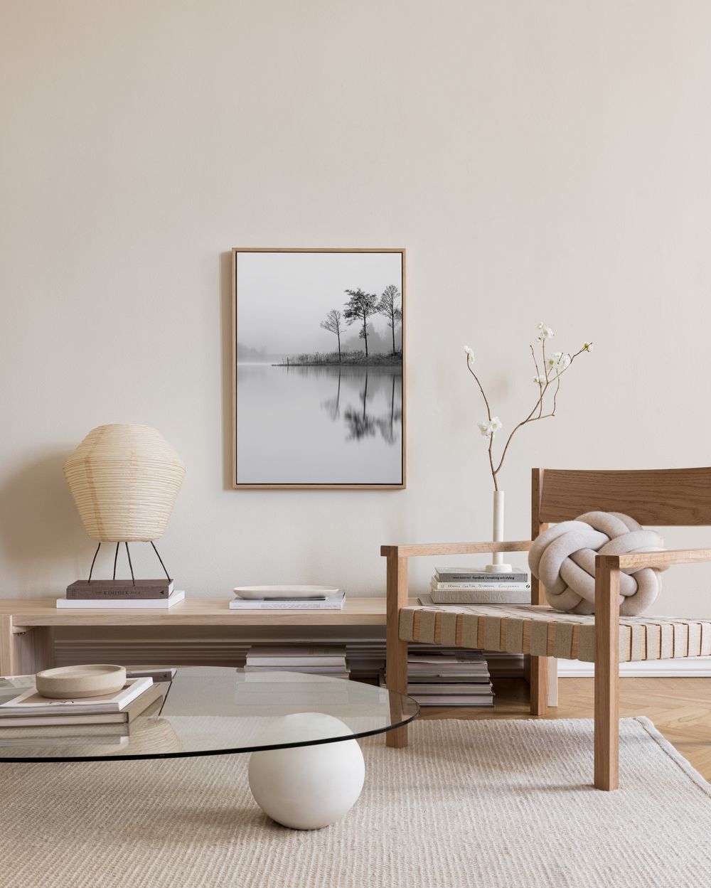 Lake, Canvas print