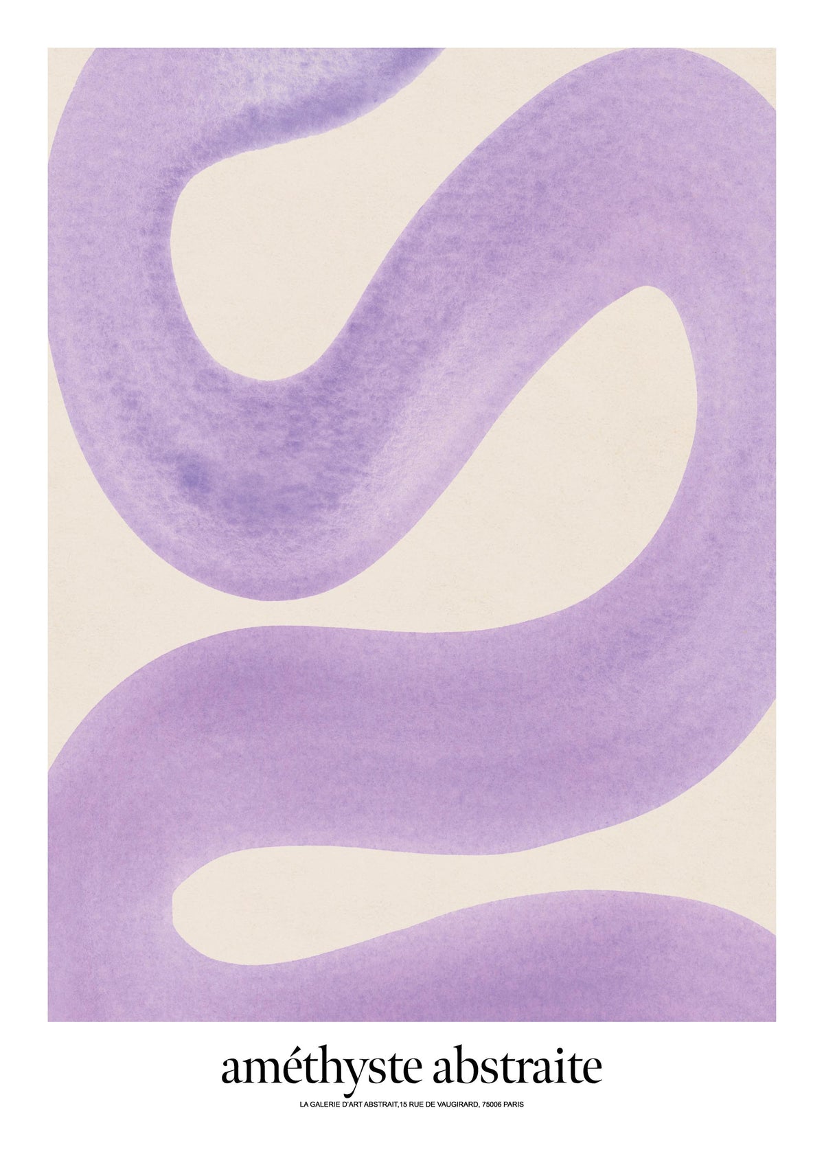 Améthyste Abstraite Print