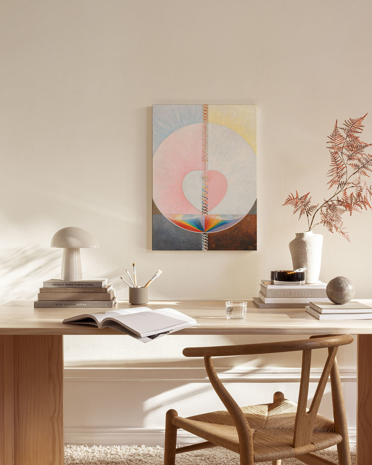 Canvas print - The Dove, No.1 by Hilma af Klint