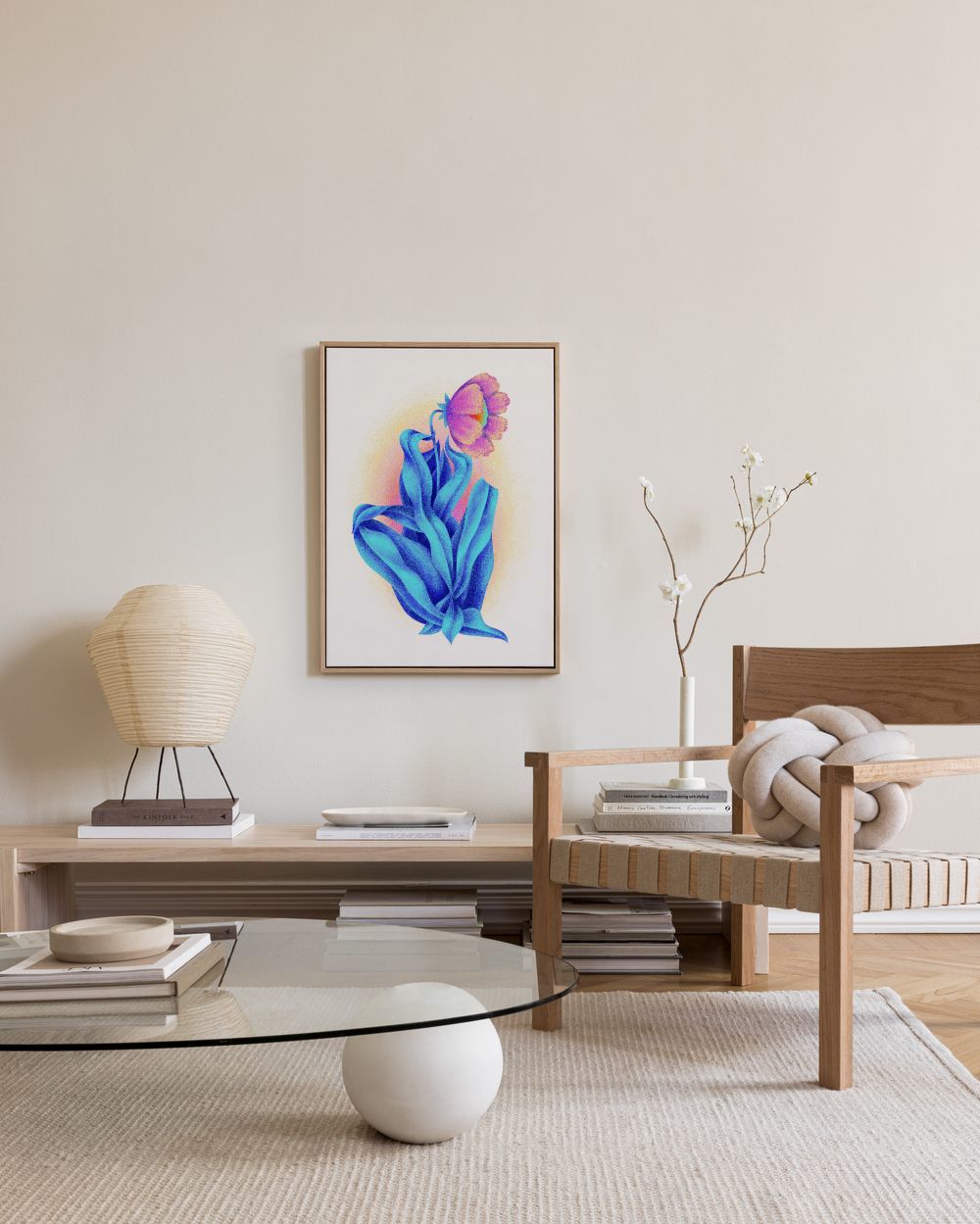 Female Botanic Canvas print