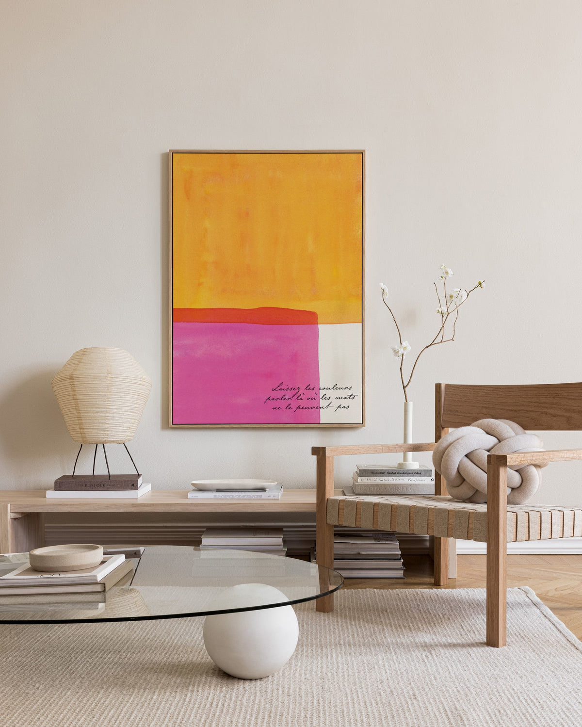 Let Colours Speak Canvas print
