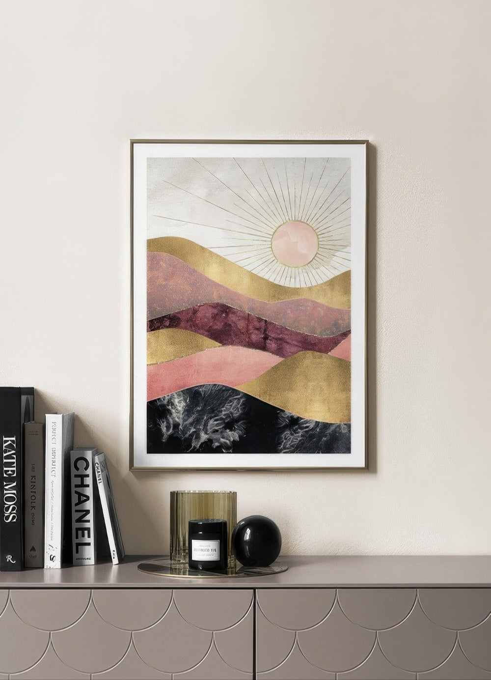 SpaceFrog Designs - Blush Sun Print