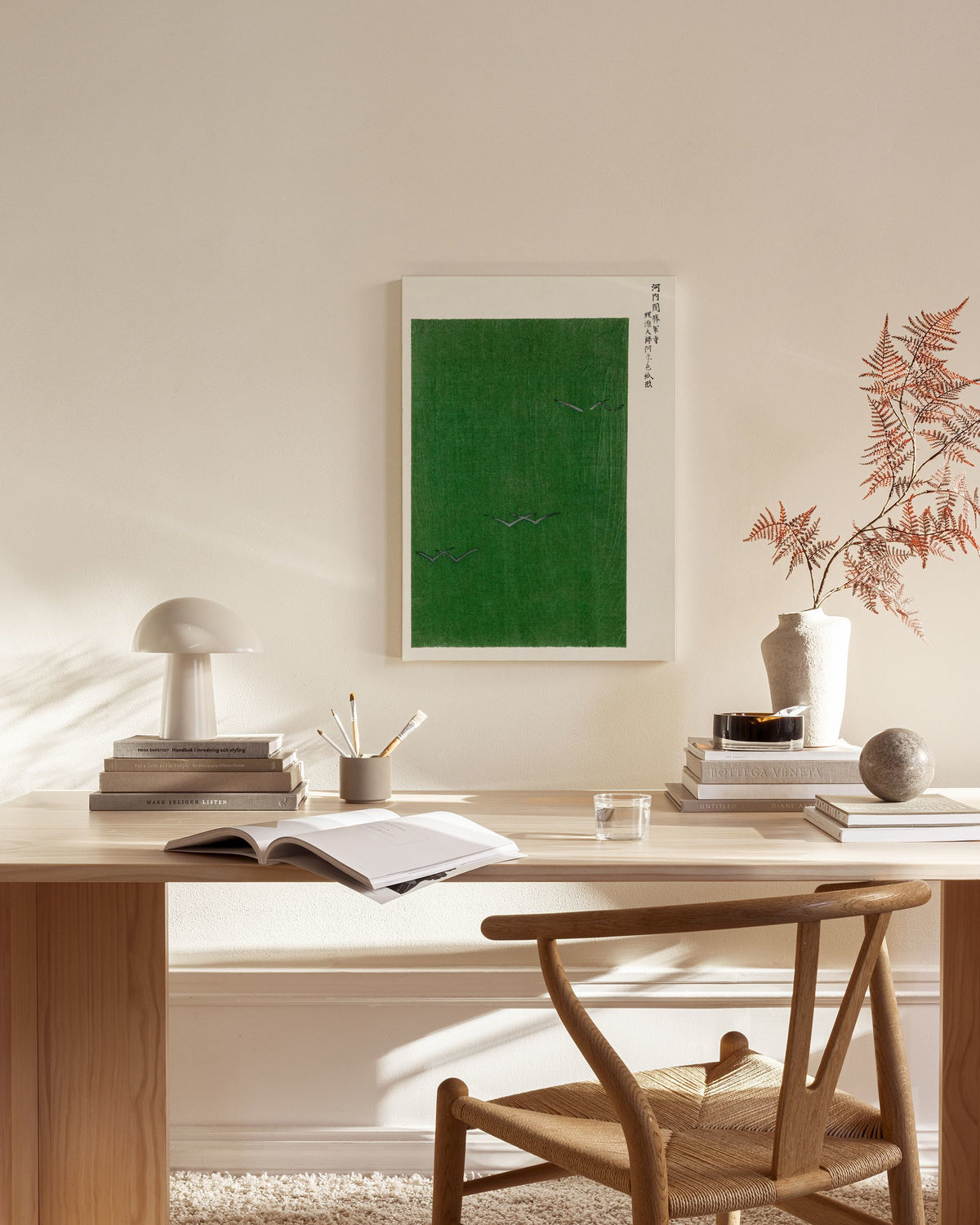 Taguchi Tomoki - Yatsuo No Tsubaki Green Canvas print
