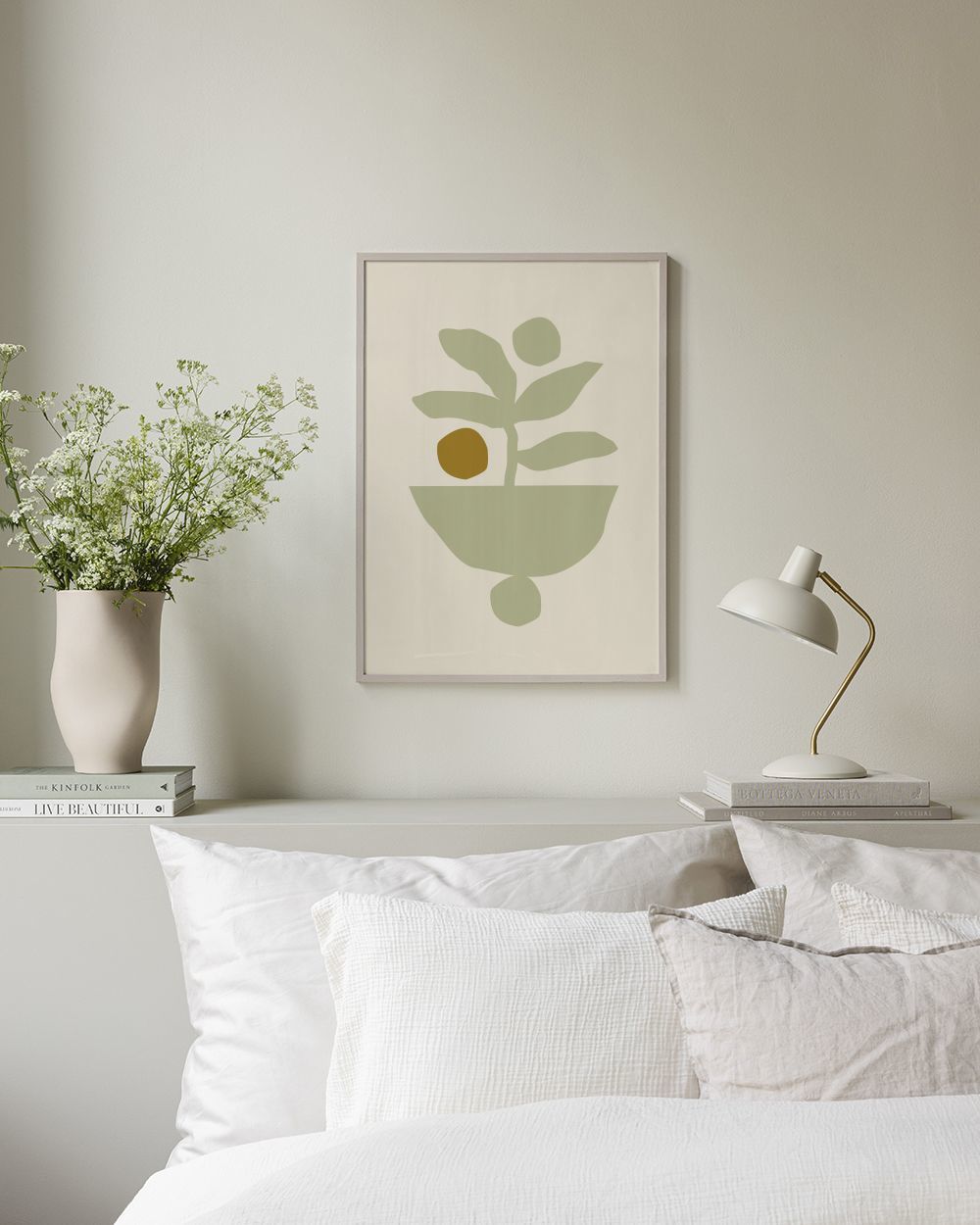 Berenice Hernandez - Maceta Beige Print