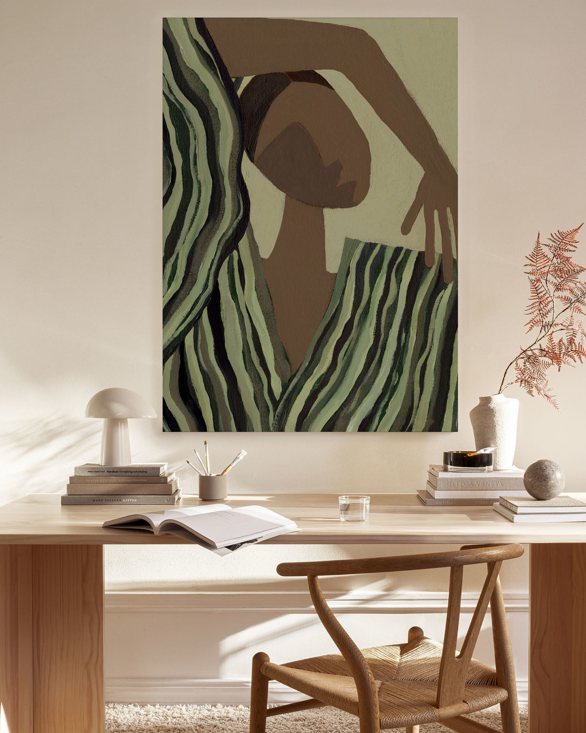 Soft Contour Canvas print
