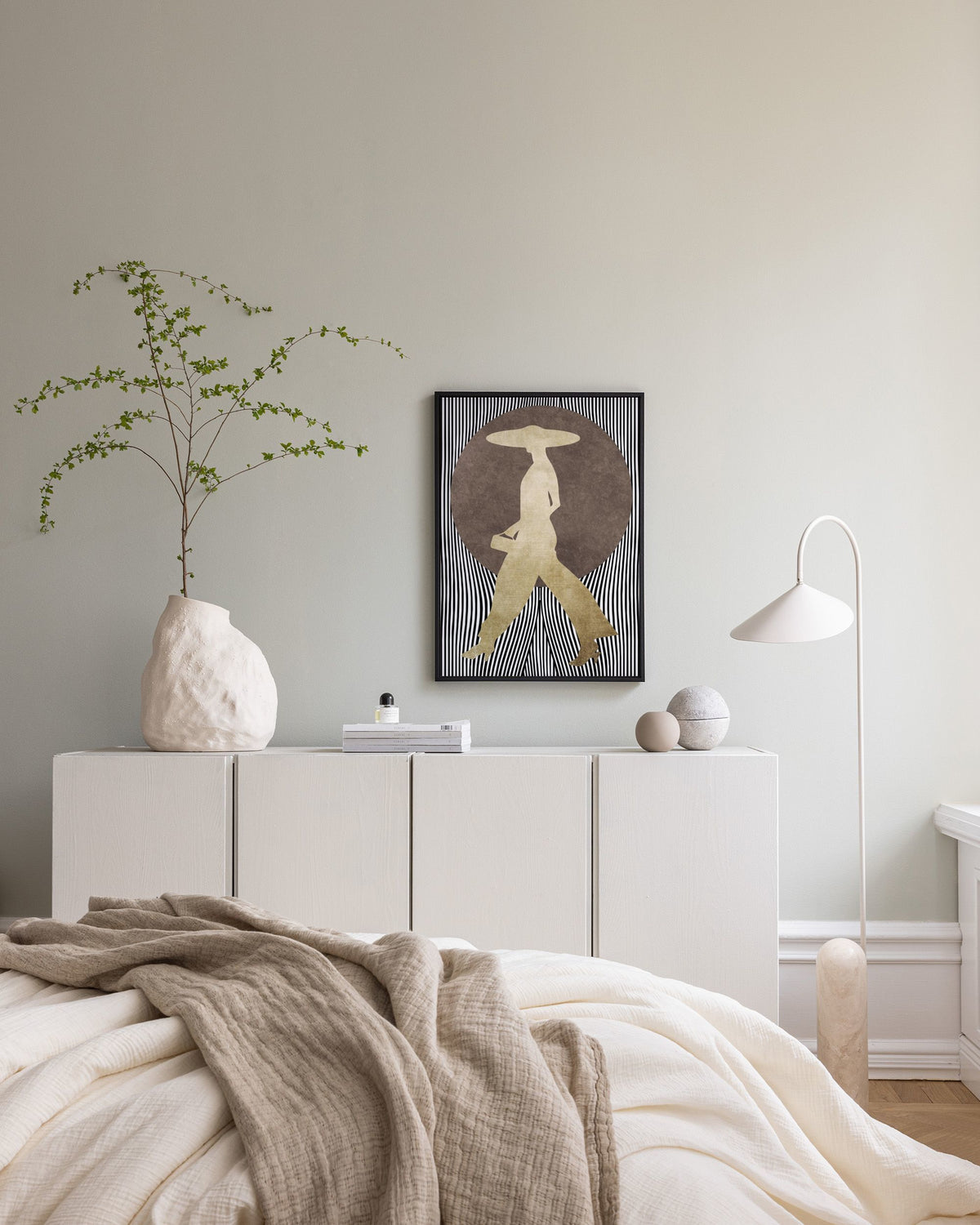Boris Draschoff  Kubistika - La Madame Noir Canvas print