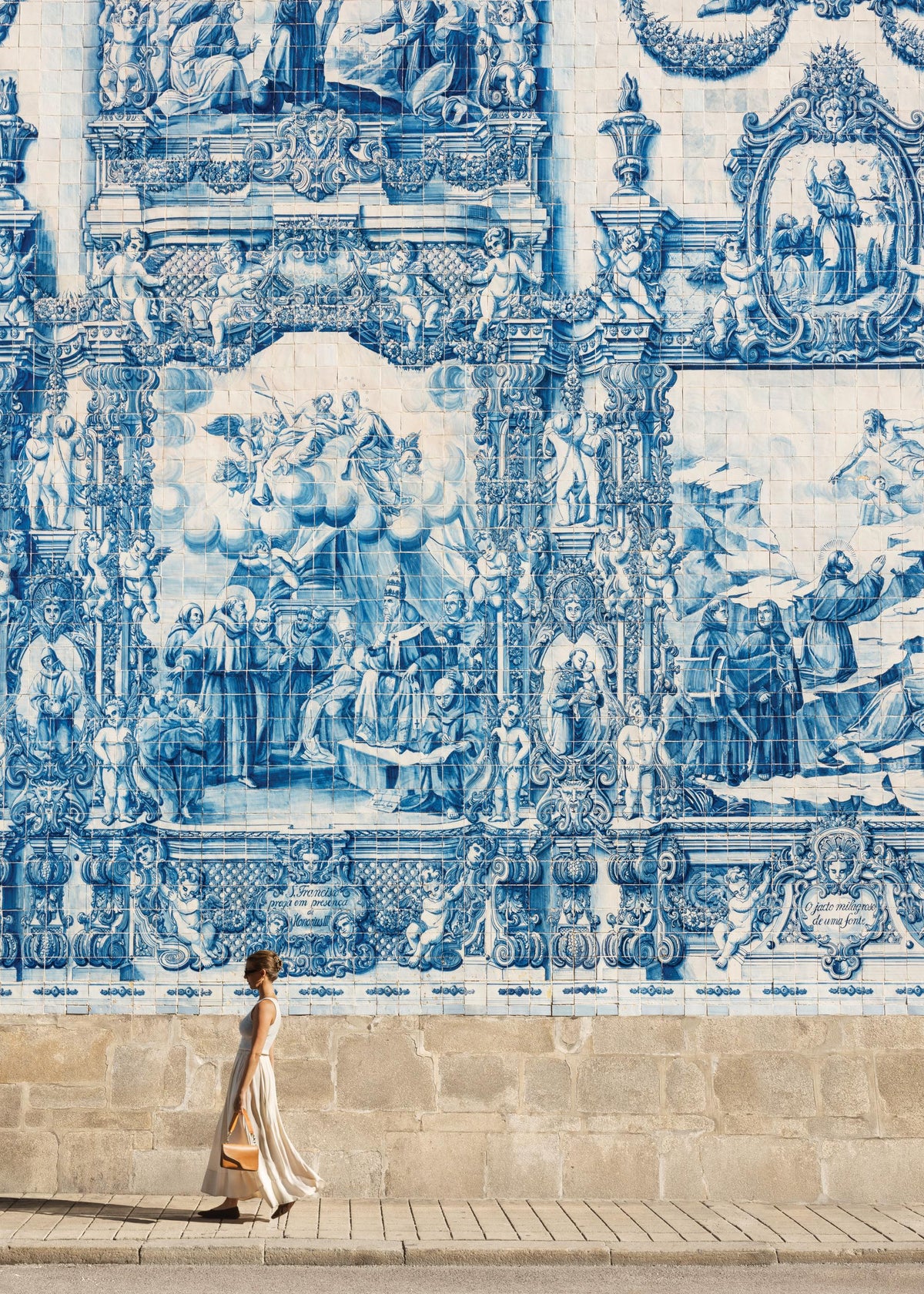 Azulejo Walk Print
