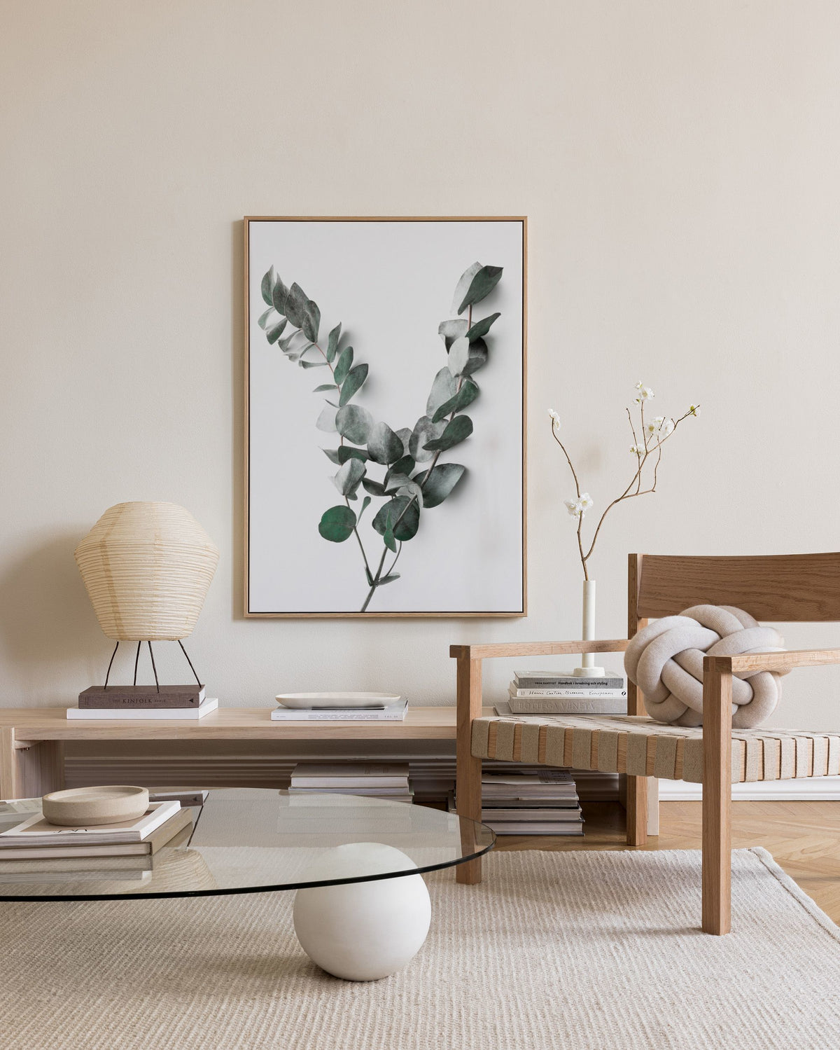 Eucalyptus Twigs No2 Canvas print