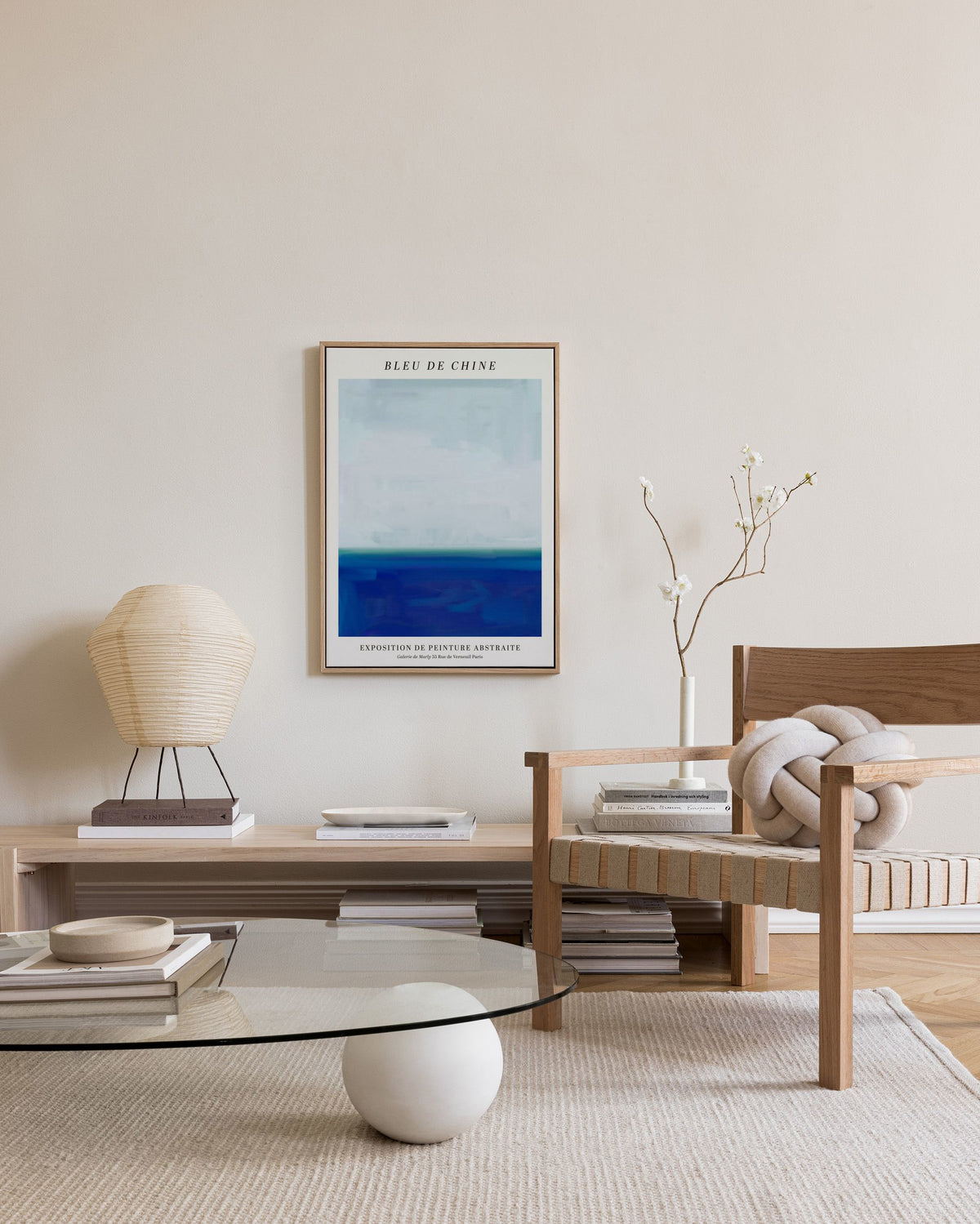Bleu de Chine Canvas print