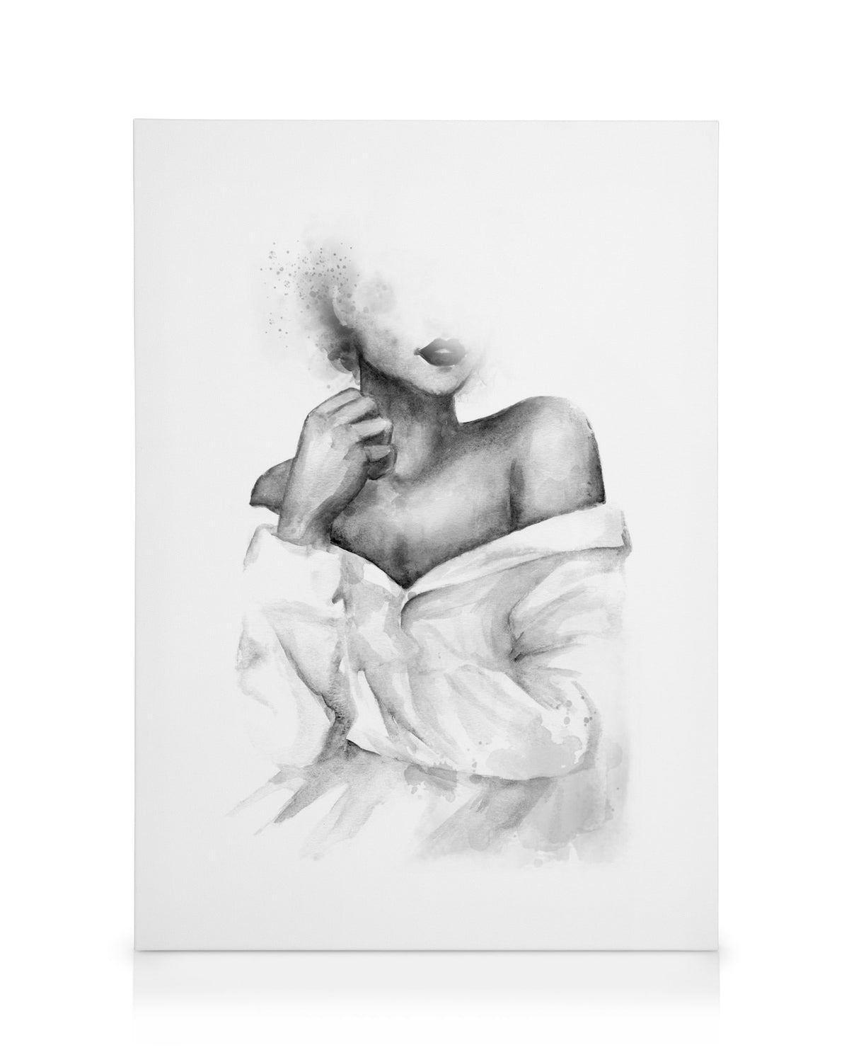 Shoulder Watercolor Canvas print