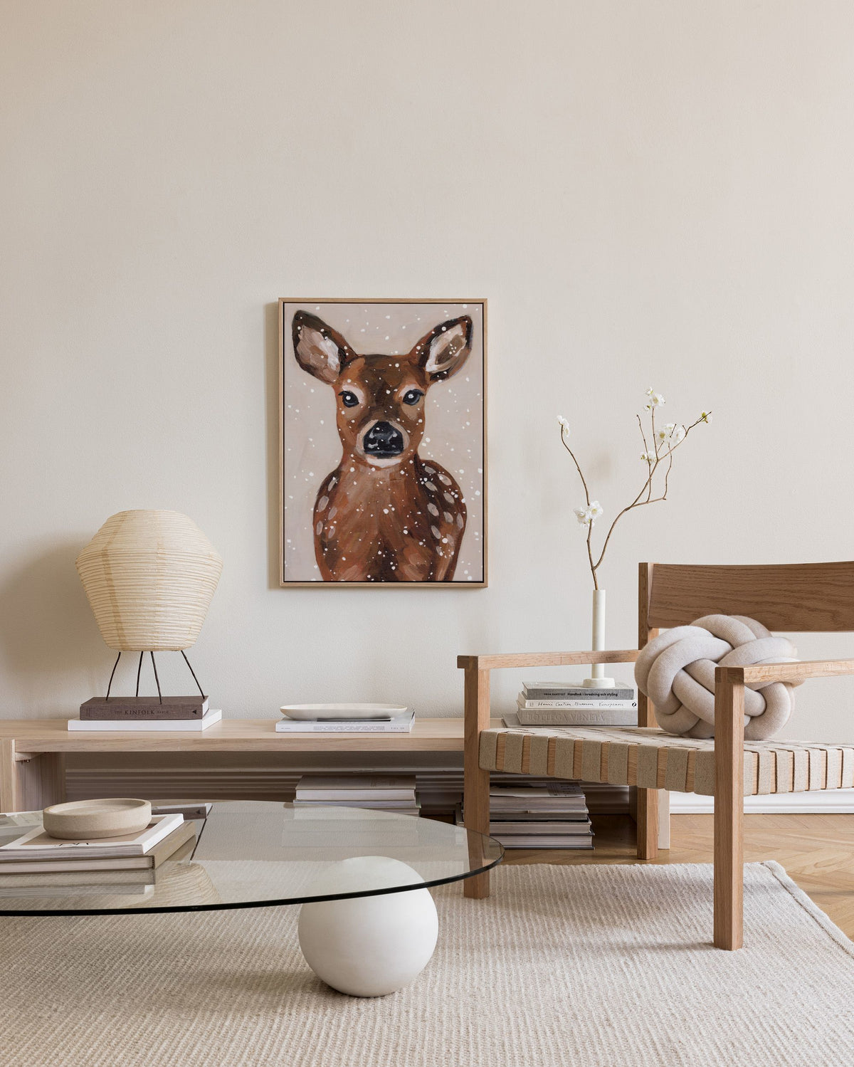 North Fawn Canvas print