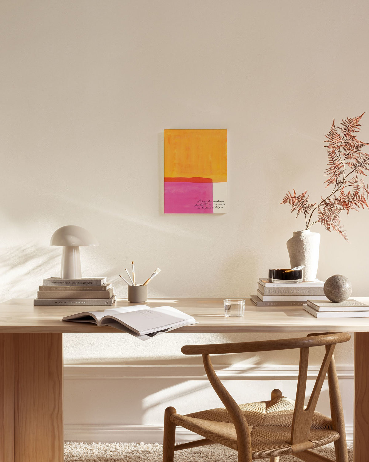 Let Colours Speak Canvas print