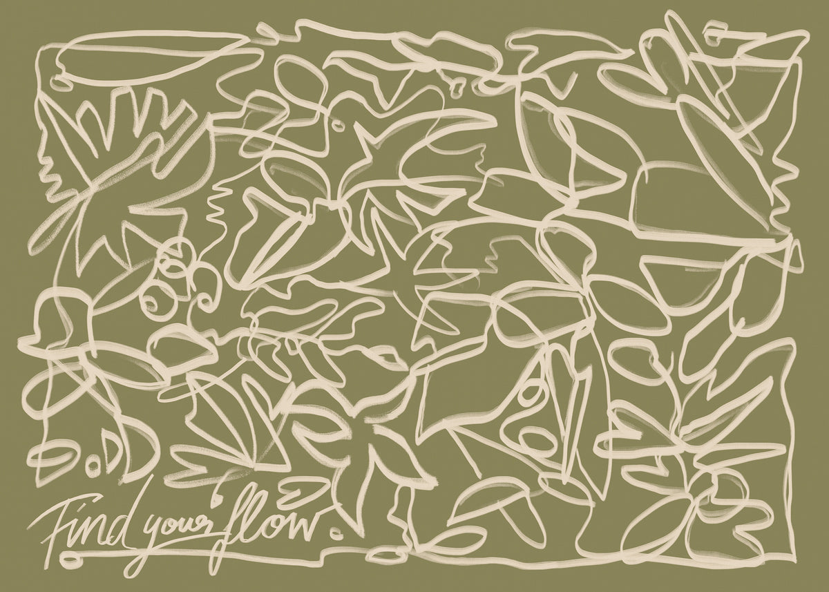 Katrin Schuller - Find Your Flow Poster