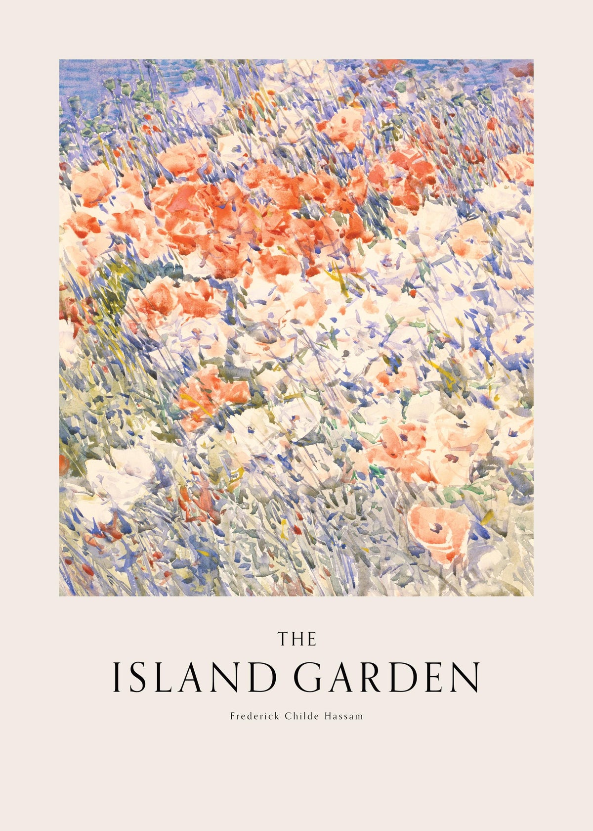 Frederick Childe Hassam - The Island Garden Print