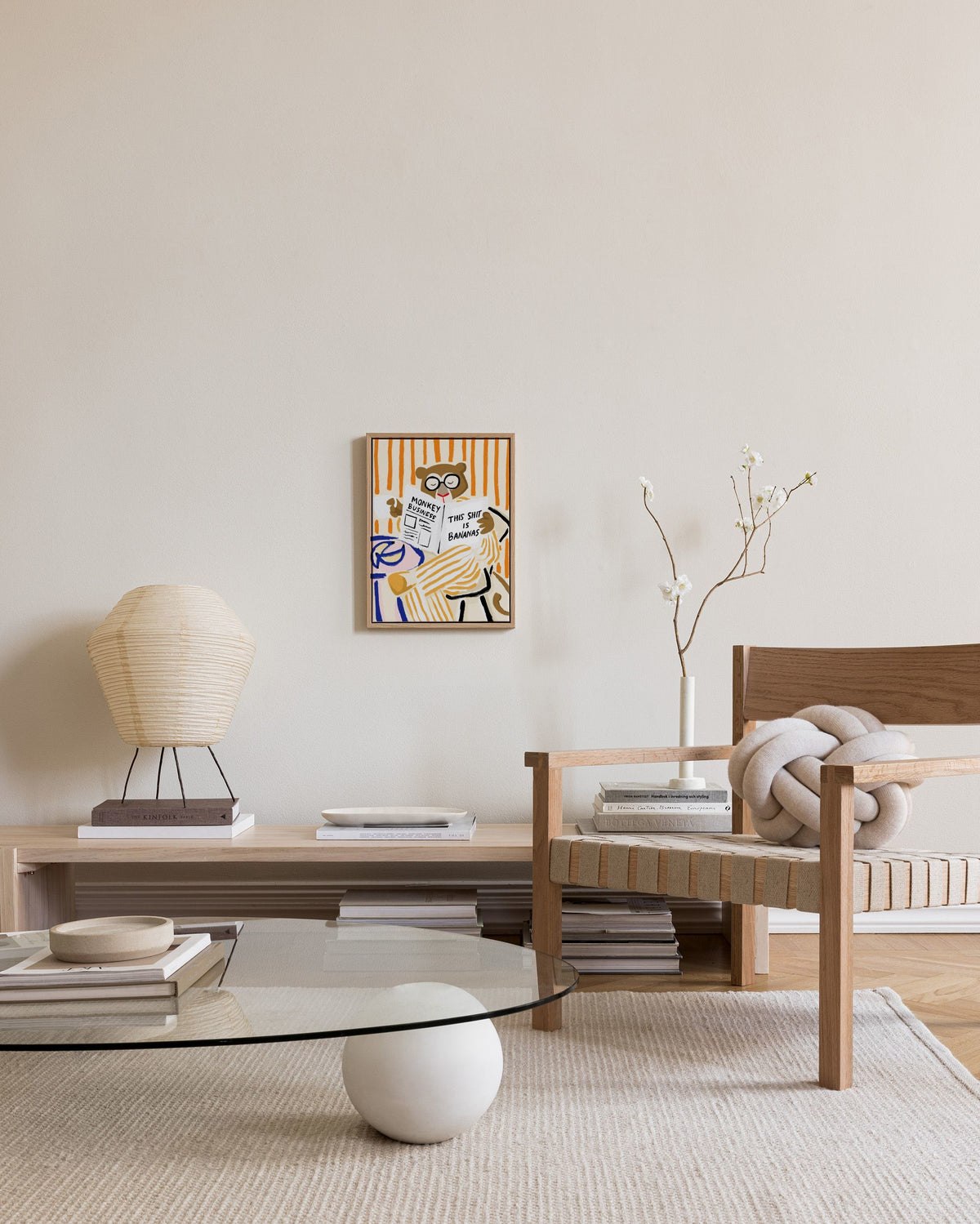 Monkey Business Canvas print