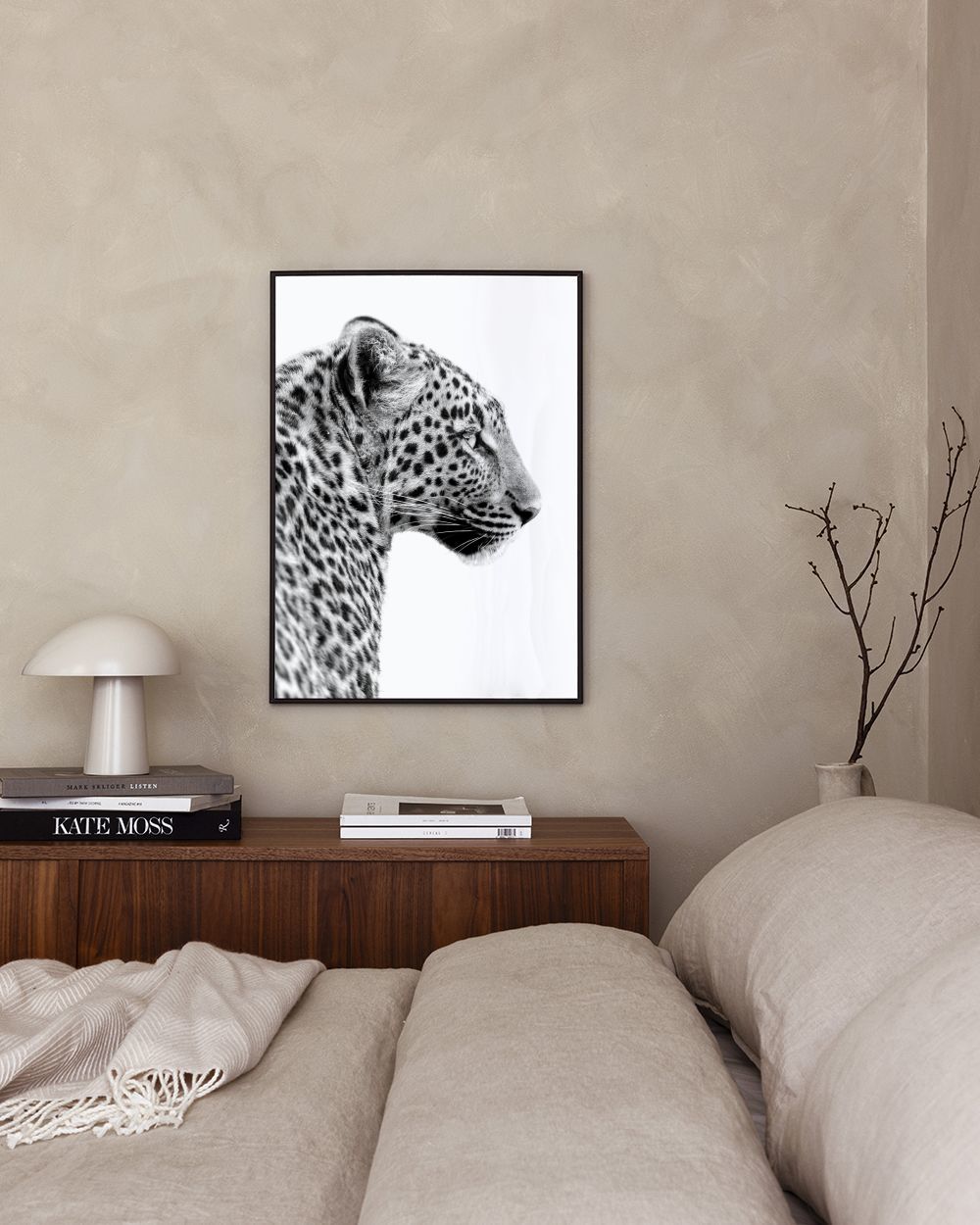 Leopard Profile Print