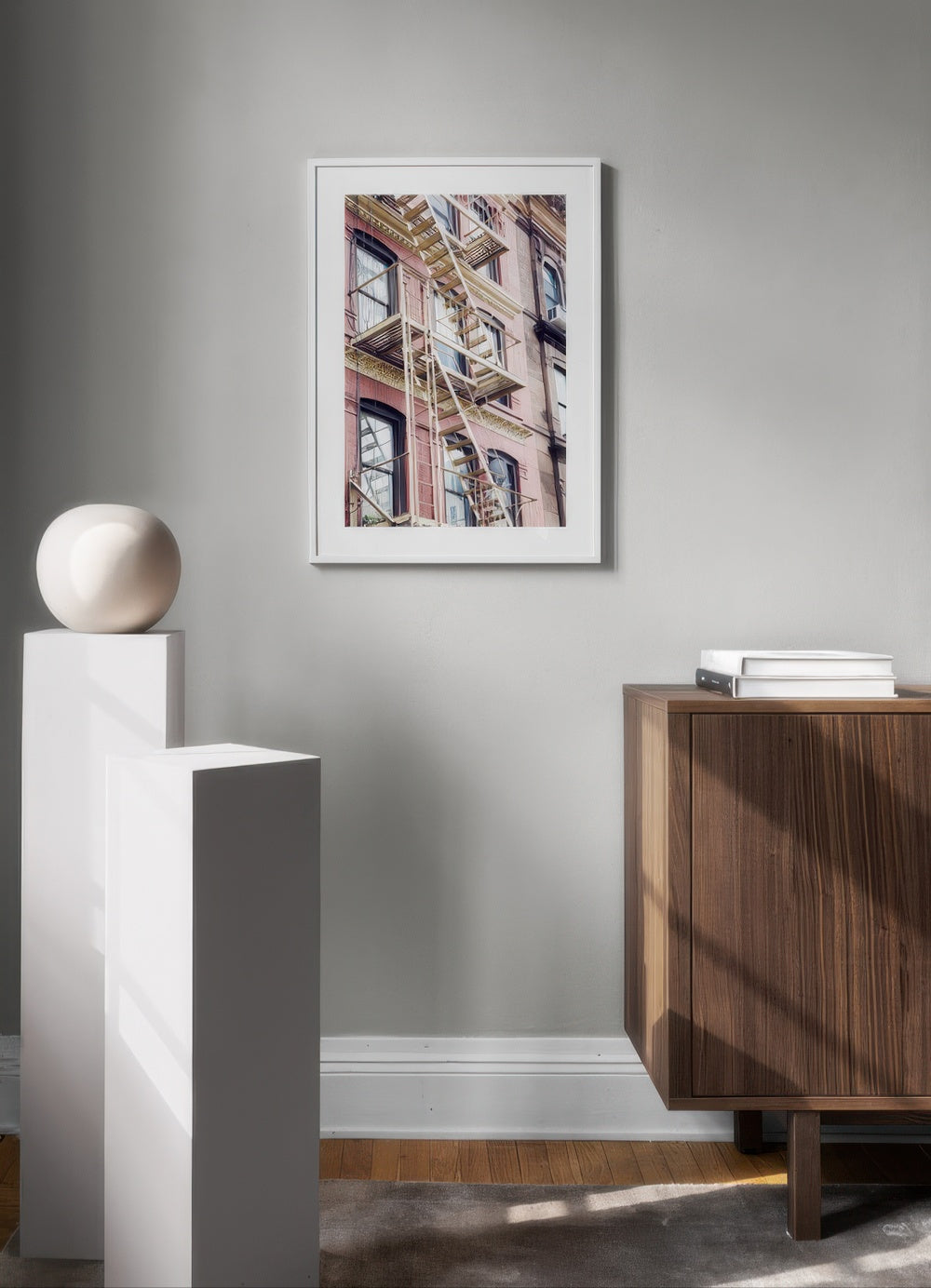 Pink Fire Escape Print