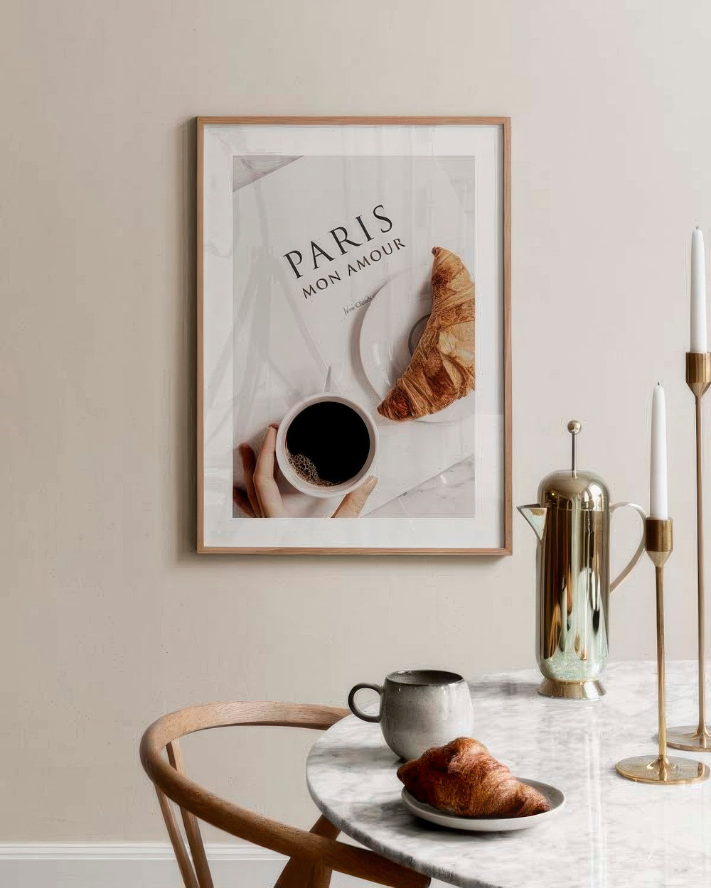 Breakfast in Paris Print