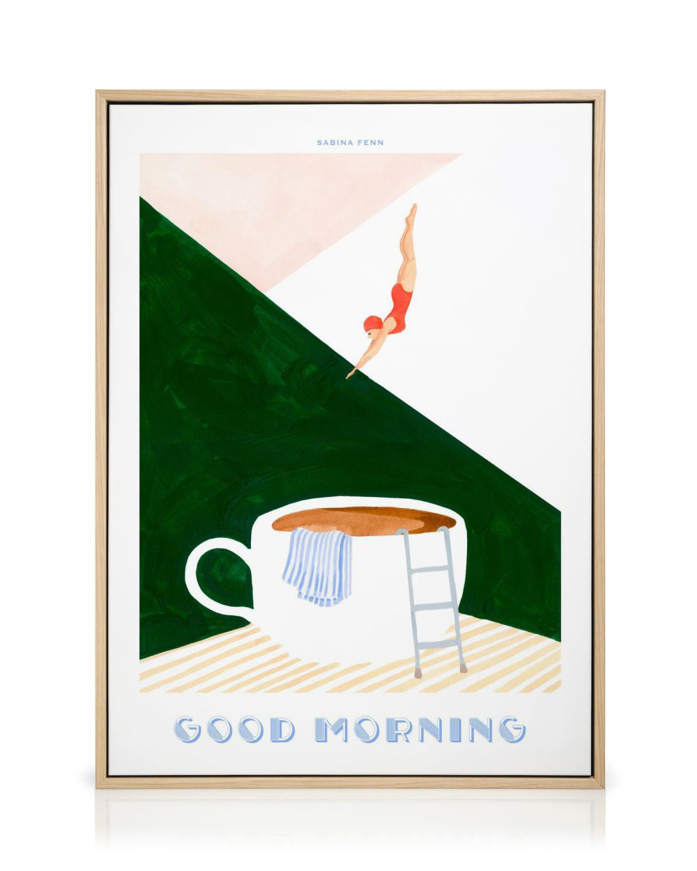Sabina Fenn - Good Morning Dive Canvas print