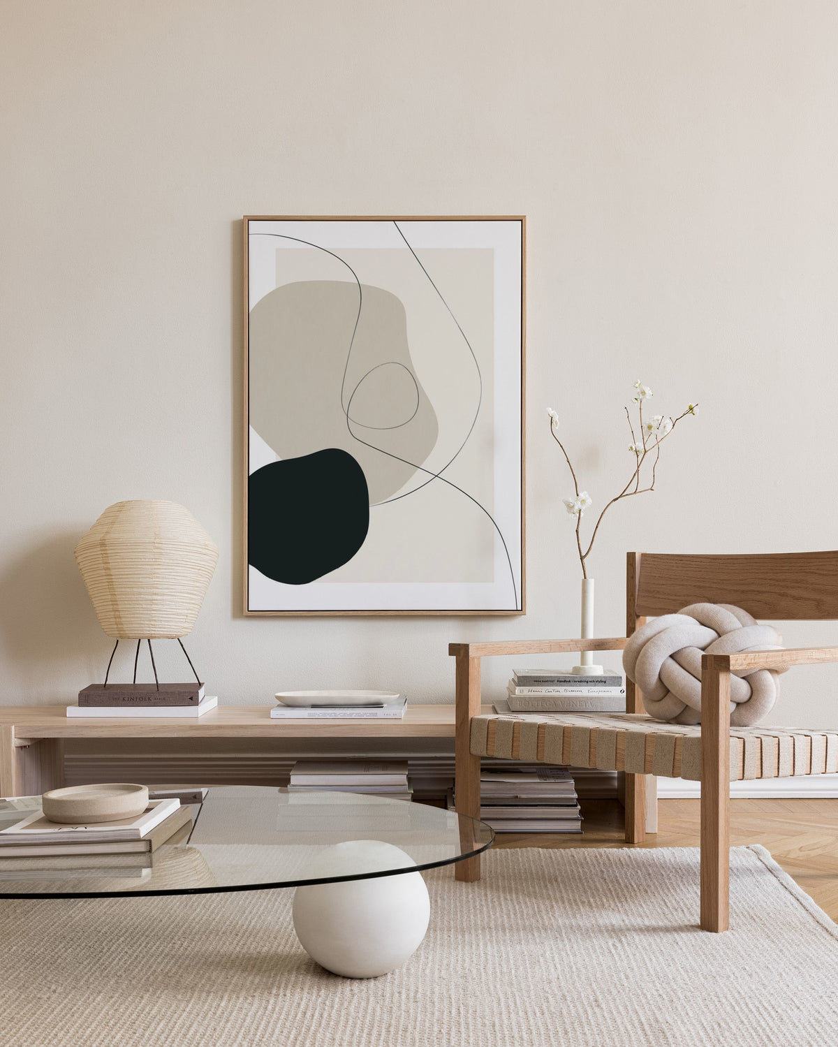 Boho Shapes Canvas print
